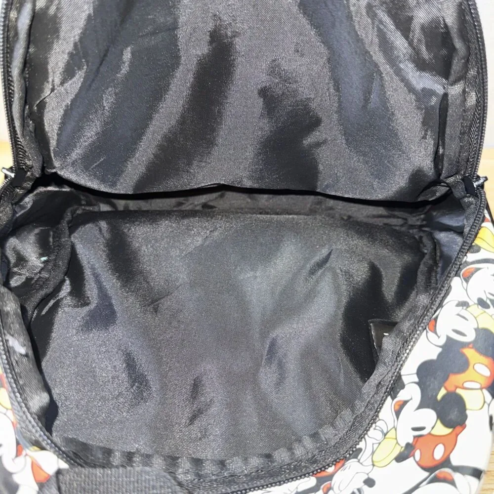 Bioworld Disney Mini Backpack All Over Multi-Color Mickey Mouse Print Nylon EUC
